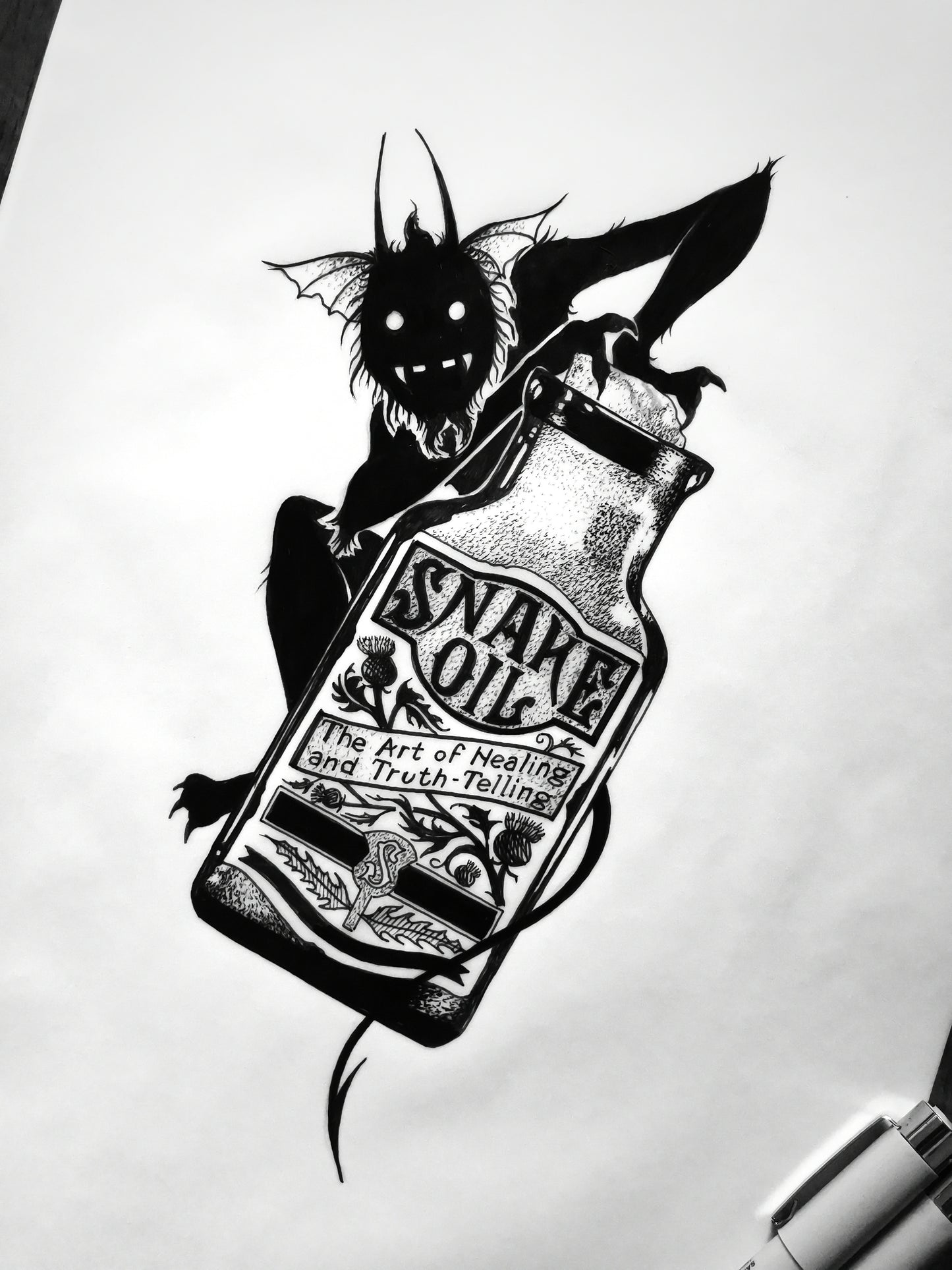 Snake oil Demon's Bottle