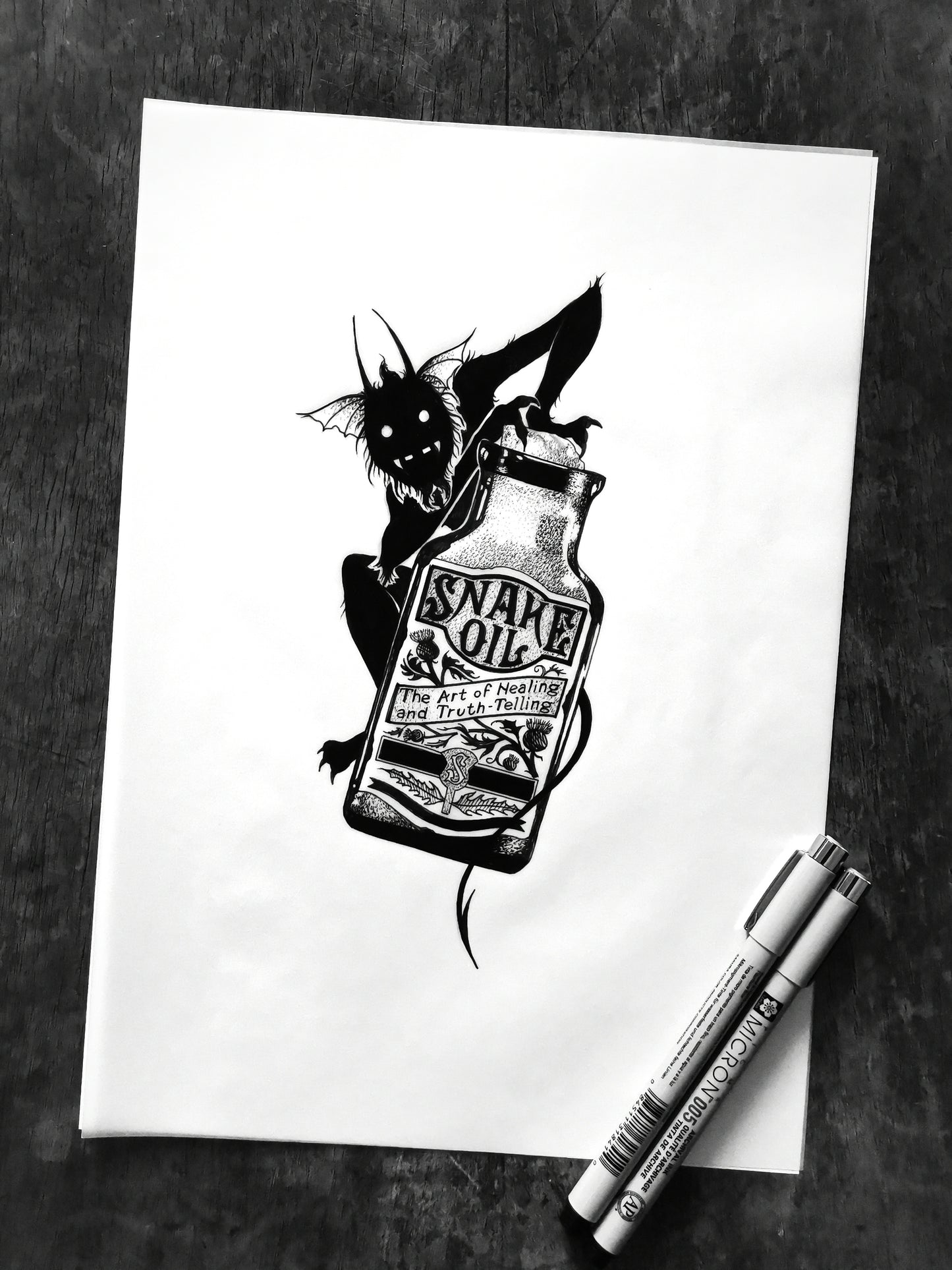 Snake oil Demon's Bottle