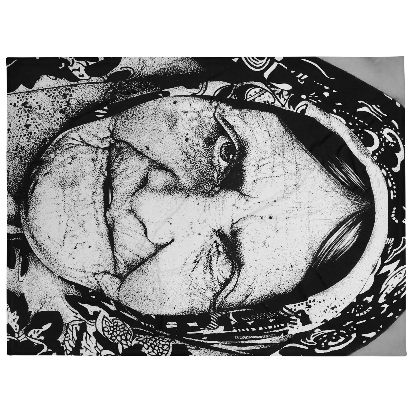 Ursula Corbet Throw Blanket