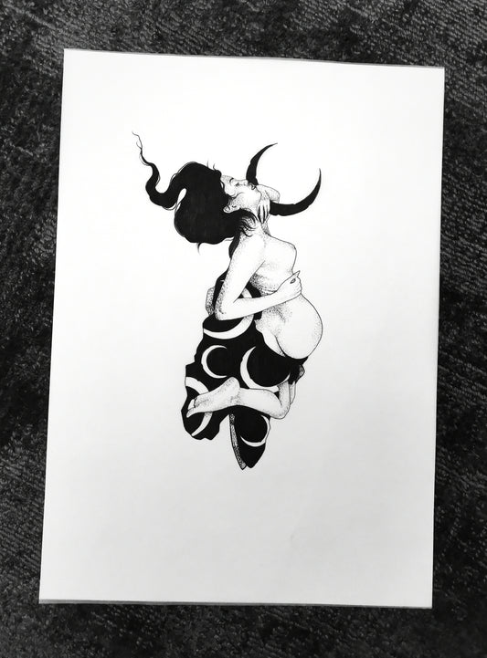 A Midnight dance with Moons