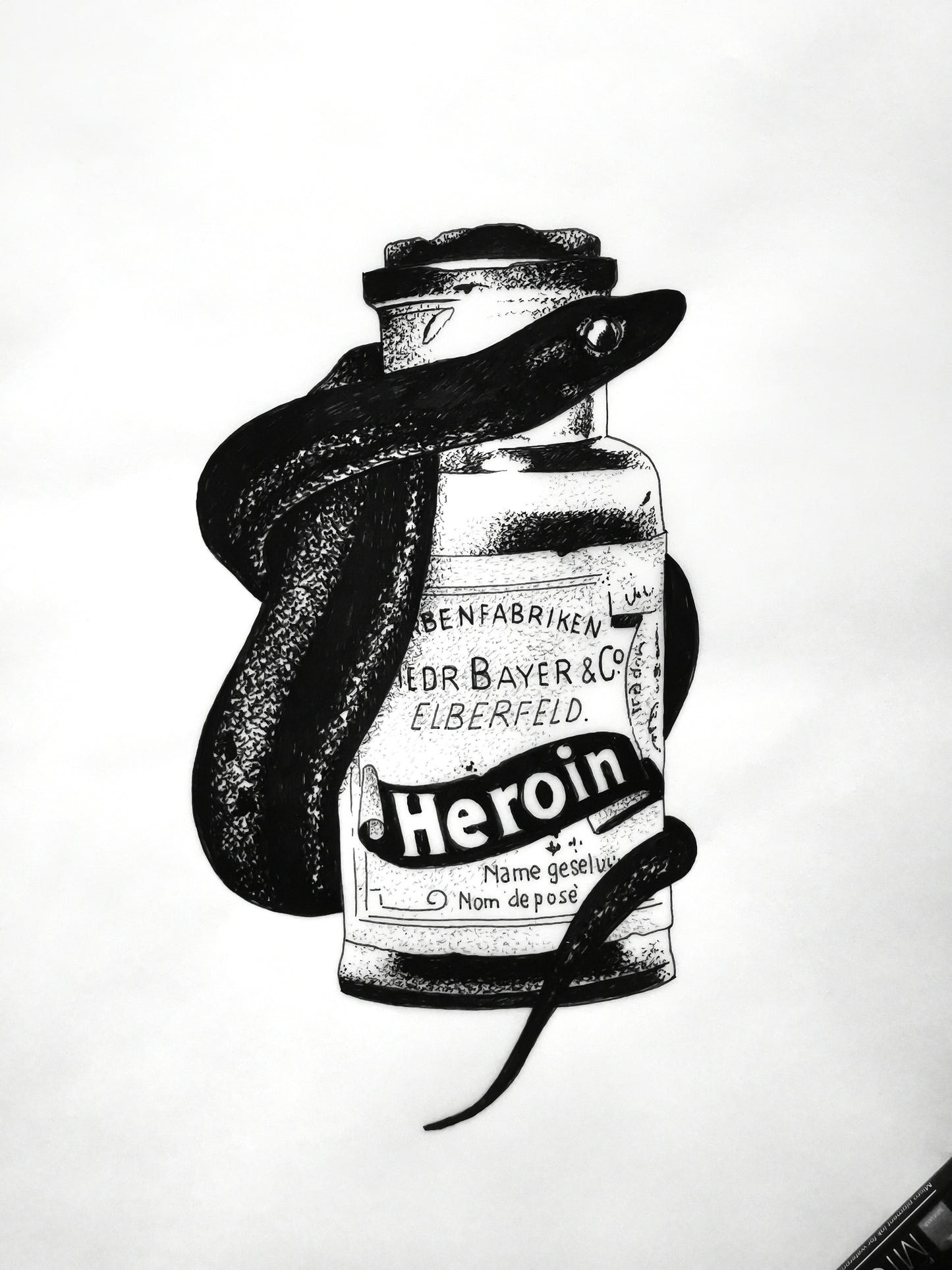 Heroin Snake Bottle