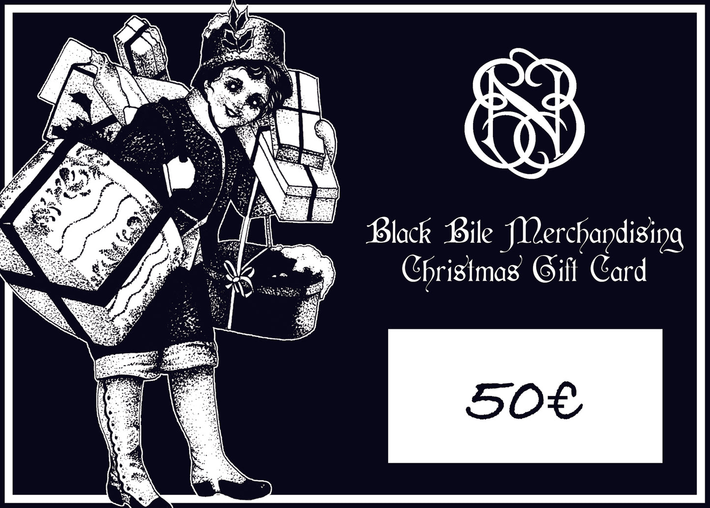 Black Bile Christmas Gift Card