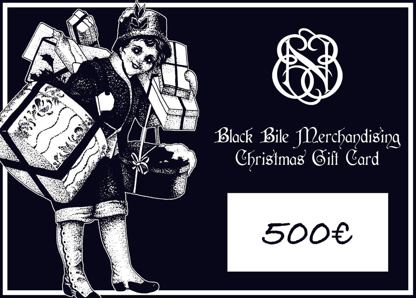 Black Bile Christmas Gift Card