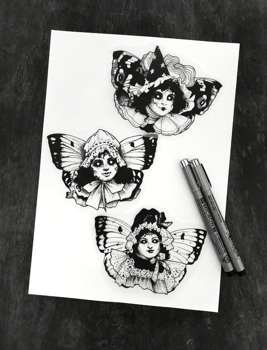 Victorian Butterfly (Set of 3)