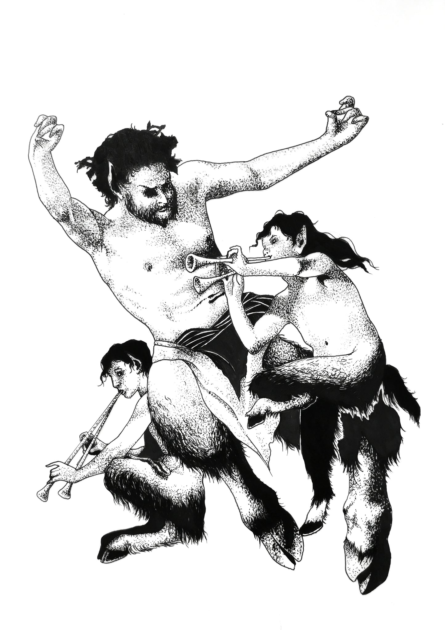 The Dance of Pan ans Satyrs