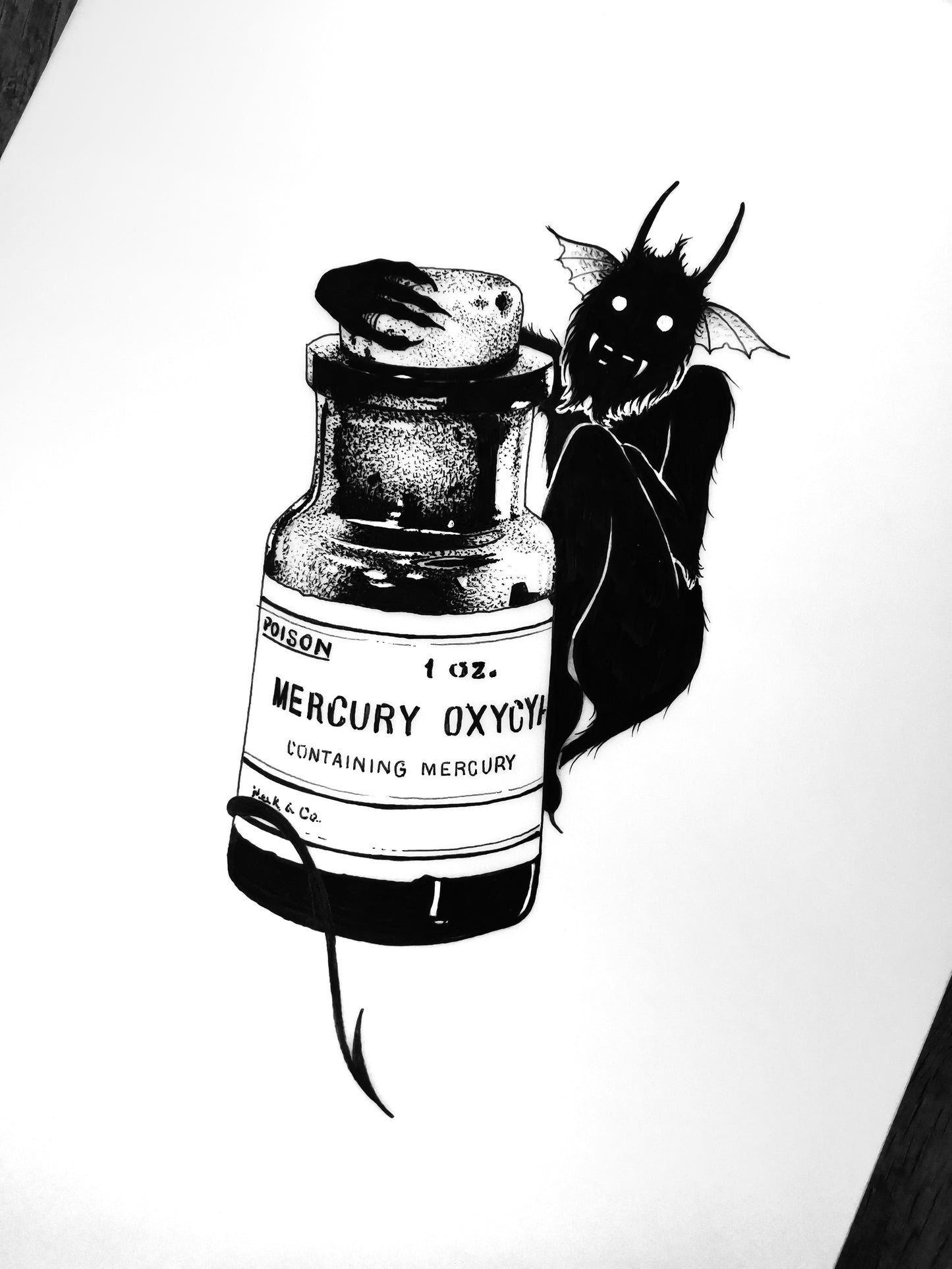 Mercury Bottle Demon