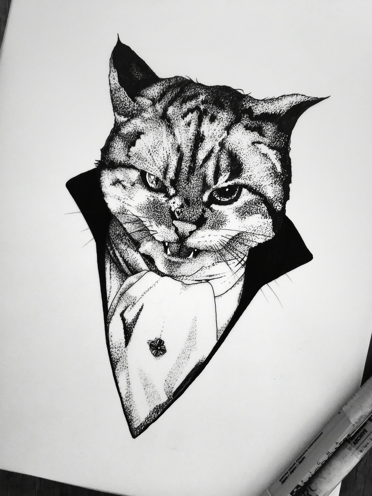 Victorian Evil Cat